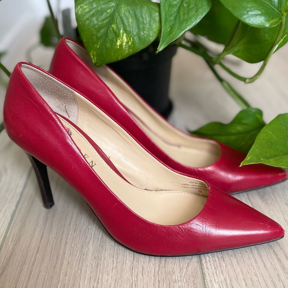 Ralph Lauren Red Stilettos - 6
